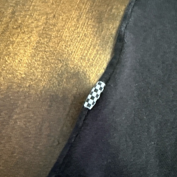 VANS Shirt Men SMALL Black Original Checkerboard Short Sleeve Tee Crew Neck - Picture 10 of 10